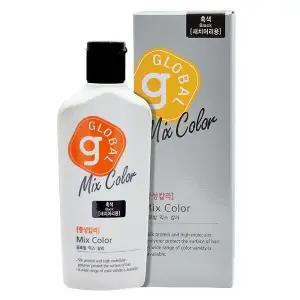 새한 글로발 믹스 중성 칼라 헤어 염색약 염모제 120g 흑색