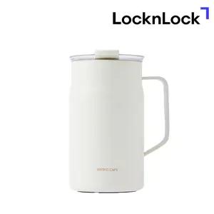 락앤락 메트로 세라믹 머그 텀블러 600ml 바닐라라떼 대용량 스텐 차량용 커피 티 LHC4282WHT_C