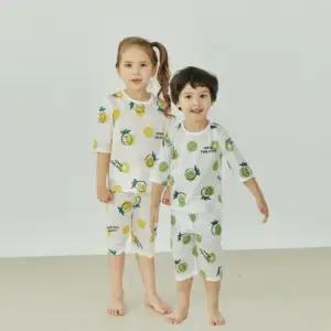 파인애플 칠부실내복(2color)