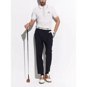 [아웃도어스/가먼트골프]가먼트골프 남성 케이블 카라 풀오버 반팔 니트 셔츠 GMKPD202