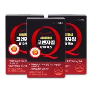 뉴트리코어 하이퍼셀 코엔자임Q10 맥스 1000mg x 30캡슐 X 3박스 I