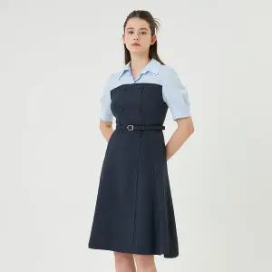 [케네스레이디](대전신세계)[BYLYNN] [케네스레이디]비스턴 미디 원피스 ENOPPE6100