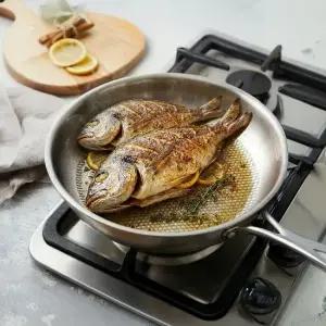 다이아몬드 스텐후라이팬 인덕션 304 스테인레스 통5중 코팅 프라이팬