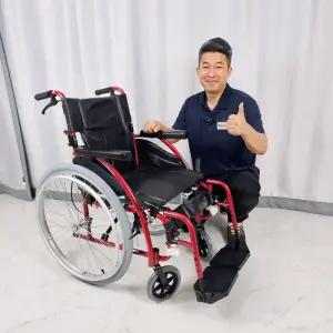 [장애인보조기기] 미국 수입 경량 수동휠체어 S-ERGO 115 13.5kg 접이식 알루미늄 고급형 환자용 휴대용 장애인보장구 지원