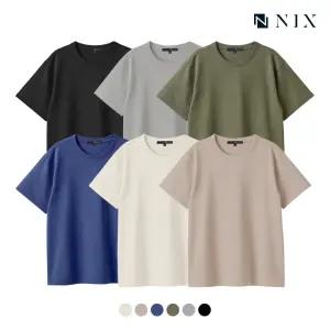 [NIX]유니) 슬럽 솔리드 워싱 티셔츠(FNQMCTR703P)