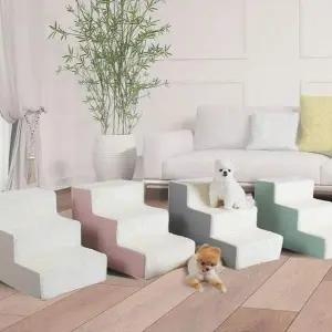 강아지 RL96TQ23 계단 슬개골 탈구 예방 고탄성 3단스텝