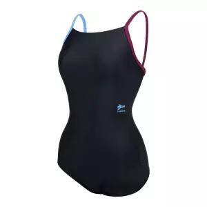 [롯데백화점]레노마 여성 컬러플 솔리드 끈 배색 U백 원피스 수영복 LS2G804