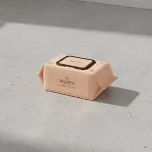 브라운물티슈 러브 빌리프 핑크 70매 캡형 10팩