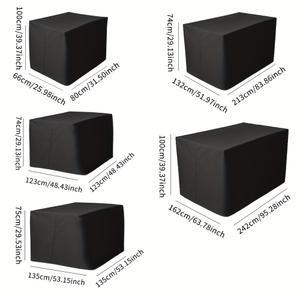 500 사이즈 야외 파티오 커버 정원 의자 싱글 발코니 보호용 커피 테이블 소파