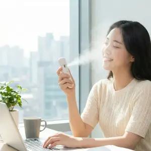 얼굴 미스트기 휴대용 나노 안개분사 무선 수분 보습 관리기기 건조한 피부 미니 가습기