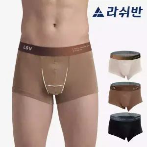 [라쉬반 프리미엄] H분리 나무소재 남성팬티 듀얼 3종