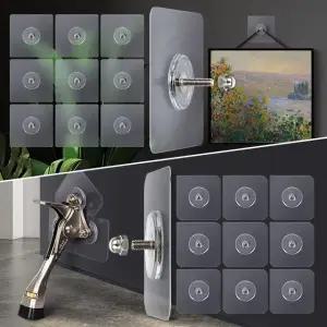 무타공스티커 10P 접착식후크 고정고리 액자걸이 부착 후크 고리 벽걸이