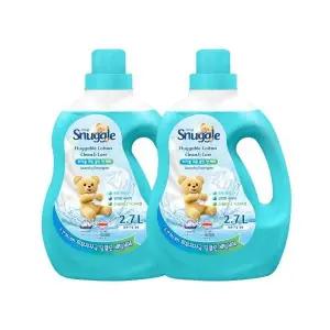 스너글 딥클린 액체세제 허거블코튼 클린앤케어 본품 2.7L 2개