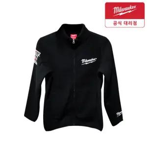 밀워키 집업 폴리스자켓 겨울용 색상 블랙 사이즈 100 후리스