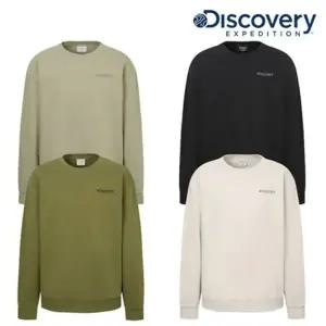 [디스커버리](광주신세계)[정상가 89,000원] 디스커버리 DXMT3A051 남여공용 빈티지 워싱 스몰로고 맨투맨