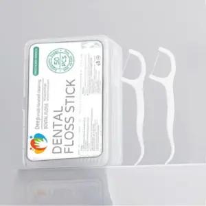 치실(50개입) 케이스포함 일회용 치실 손잡이 치간 치간치솔