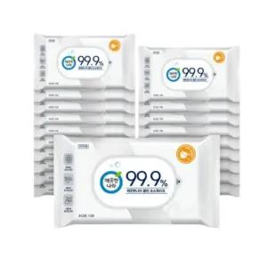 깨끗한나라 클린 손소독티슈 99.9% 휴대용 10매 20팩