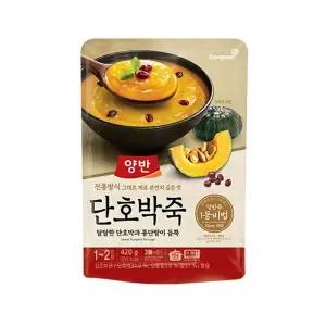 동원 양반 통팥 단호박죽 420g x 10개 호박죽 전통방식 찹쌀