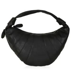 26SS 포춘 크루아상 소프트 그레인 레더 토트백 블랙 BG0071 LL0018 999