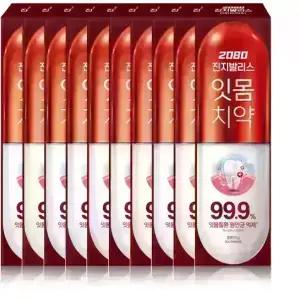 2080 진지발리스 오리지널 치약 120gX10입