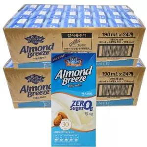 아몬드 브리즈 언스위트 190ml x48팩 아몬드우유