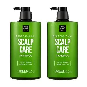 미쟝센 스칼프케어 그린 시카 샴푸 1000ml 2개