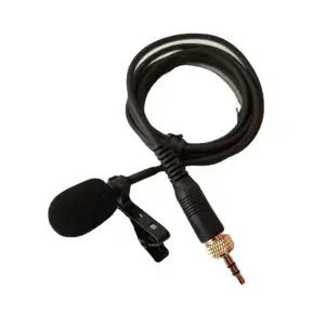 3.5mm 무선 Lavalier 마이크 카메라 클립 칼라 UTX-B03 UTX-B2 소니 D11 블랙 케이블 1M