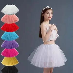 발레 스커트 성인 발레복 쉬폰 살랑거리는 폴댄스 의상 무용 취미