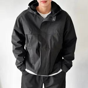 [간절기 필수] M아웃포켓 바람막이 M~4XL 데일리 캐주얼 고프코어 윈드브레이커 3color