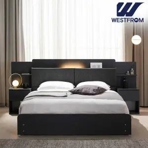 [웨스트프롬] 웨스틴 LED 수납침대(Q K공용) / 프레임만