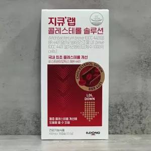 일동제약 지큐랩 콜레스테롤 솔루션 30캡슐 x 1개