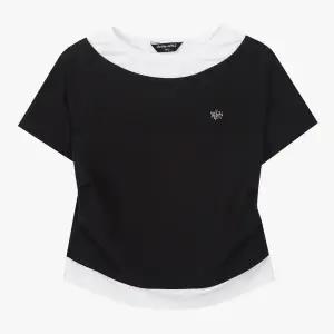 [롯데백화점]더데이걸즈 힙해 레이어드 반팔티셔츠TGRA26310