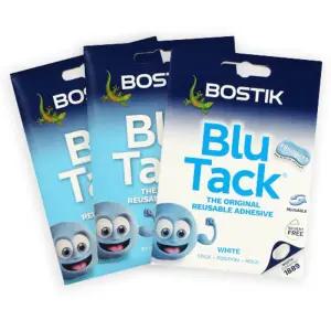 (블루택) 블루50g 2개+화이트 1개 blutack 재사용점착제 사진붙이기 소품고정풀테이프 블루택 점착제
