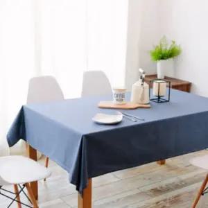[골드스마일]린넨 방수 테이블보 캠핑 협탁보 커버 식탁보 6인용