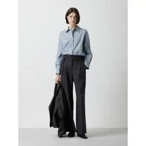 [ZOOC](대전신세계)코튼 블렌디드 타이 셔츠 Z253MSC002