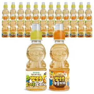 팔도 뽀로로 누룽지차 220ml 12개 + 보리차 220ml 12개 (24개)