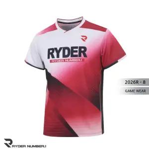 라이더 2026R-8 경기복 게임웨어 반팔티 배드민턴 피클볼 탁구 스쿼시 스포츠의류 2026R-8