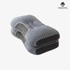 트윈스파파 통풍 경추 수면 베개 그레이 P0000TZJ 1+1)