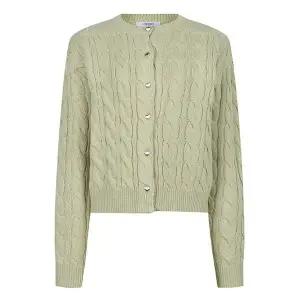 [하프클럽/레코브]꽈배기 하트 단추 니트 가디건(LC41D4KC003X)