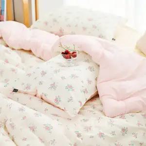 [아이르] NEW신상 로잘린 말랑 사계절 먼지없는 차렵이불+베개세트 퀸 Q