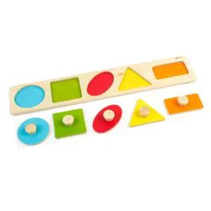 컬러 도형 손잡이 원목 퍼즐 장난감 육아놀이터 손자선물 영아교구 유치원 키즈까페