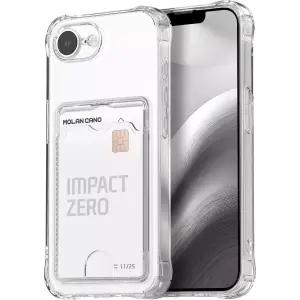 모란카노 아이폰 17e 업워드 투명 카드 수납 젤리 케이스 2P