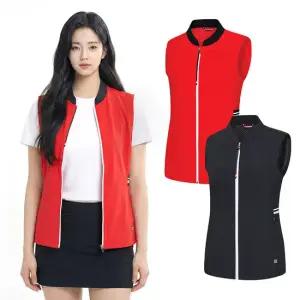 [비티알공식] 여성 여름 아이스본 냉감 등판 펀칭 통풍 골프 조끼