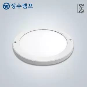 장수램프 LED 원형 직부등 엣지 8인치 20W 현관 베란다 계단 조명