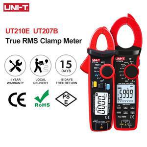 UNI-T 클램프 미터 UT210E UT208B 디지털 전류계 펜치