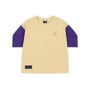 [캉골키즈](신세계 사우스시티)컬러블럭 3/4 슬리브 티셔츠 SA 0212 옐로우 (ASACRT02120YE)