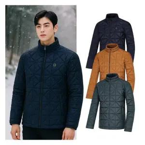 [비티알] 남성 겨울 웰론 광택 골프 경량 패딩 자켓 BSC064RJ5M