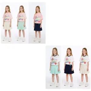 [NS홈쇼핑]베네통키즈 크롭티셔츠플리츠치마레깅스 QATS09531/QALG05531[35750486]