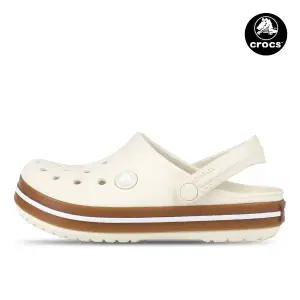 크록스 크록밴드 검 클로그 K 여성 주니어 슬리퍼 샌들 서밋 화이트 K212775-2MD