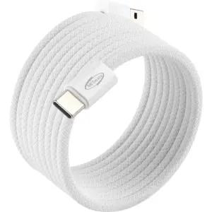 USB2.0 A to C 60W 마그네틱 케이블 2M 화이트고속충전 C타입 데이터전송 충전선 C형